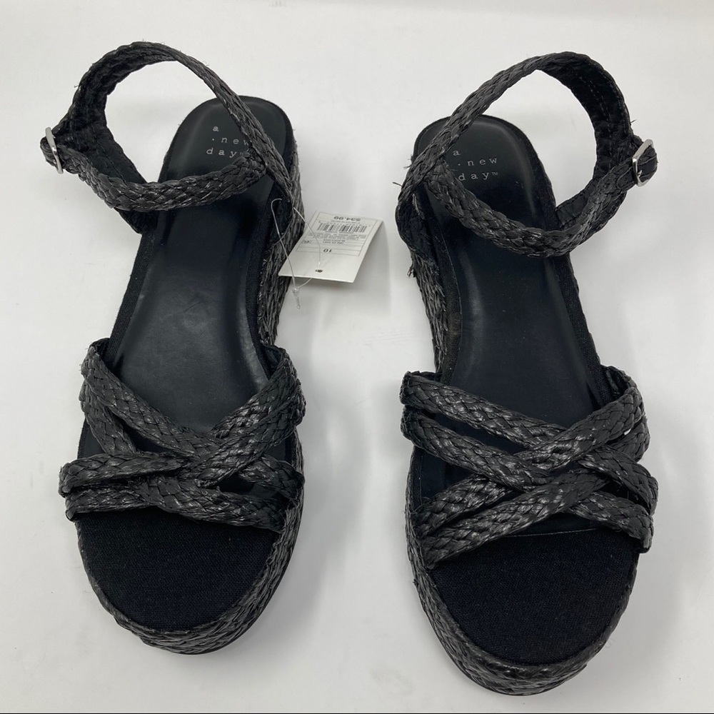 Women's Luisa Woven Straw Wedge a New Day - Picture 4 of 12